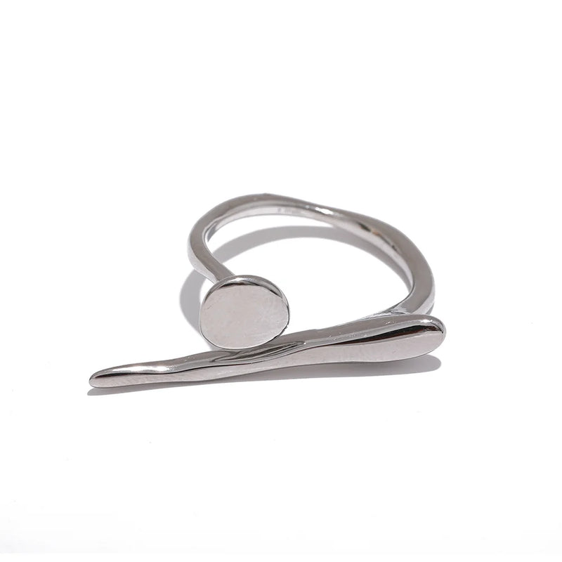 Stainless Steel Minimalist Ring for Women