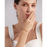 Colorful CZ Bracelet Bangle 18K Plated Women