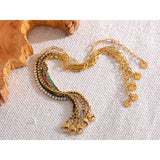 Colorful CZ Bracelet Bangle 18K Plated Women