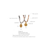 Vintage Crystal Beads Collar Necklace for Women
