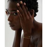 Green Red Acrylic Steel Bracelet Bangle Charm Jewelry