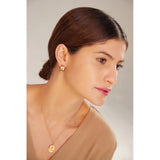 Minimalist Stainless Steel Stud Earrings 18K Plated