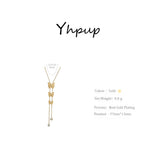 Butterfly Sexy Pendant Necklace for Women Cubic Zirconia Jewelry