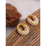 Geometric Stud Earrings in Stainless Steel