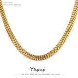 Double Layer Stainless Steel Necklace Jewelry