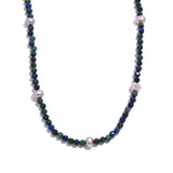 Pink Freshwater Pearl Chain Collar Necklace Vintage Jewelry