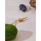 18K PVD Plated Star Pendant Necklace Gift