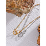 Heart Pendant Fasbion Necklace Valentine Gift