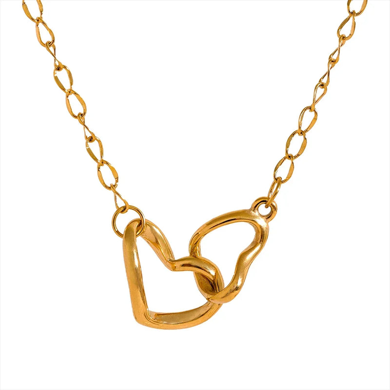 Heart Pendant Fasbion Necklace Valentine Gift