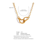 Heart Pendant Fasbion Necklace Valentine Gift