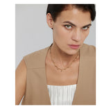 Colorful CZ Stainless Steel Collar Necklace Women's Jewelry Christmas Gift