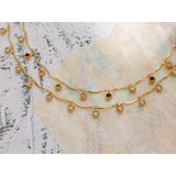 Colorful CZ Stainless Steel Collar Necklace Women's Jewelry Christmas Gift