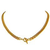 Geometric Stainless Steel Choker Necklace for Women