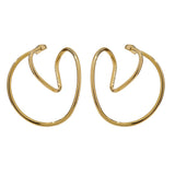 Metal Geometric Ear Bone Clip for Women Copper No Puncture Earrings