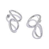 Minimalist Stainless Steel Hollow Stud Earrings for Women