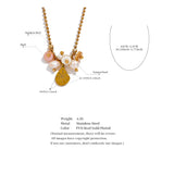 Freshwater Pearl Shell Pendant Necklace Stylish Jewelry for Women