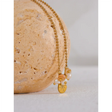 Freshwater Pearl Shell Pendant Necklace Stylish Jewelry for Women