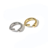 Geometric Round Cuff Cartilage Earrings