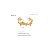 Golden Butterfly Open Charm Bracelet for Women
