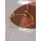 Women's Stainless Steel CZ Bracelet Delicate Cubic Zirconia Charm