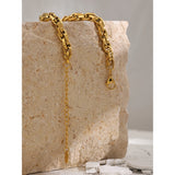 Stainless Steel Chain Bracelet 18K PVD Plated Charm for Women Party Girls