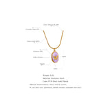 Pink Butterfly Pendant Necklace for Women