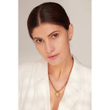 Romantic Heart Rose Flower Pendant Necklace Stainless Steel Necklace