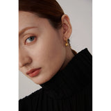 CZ Hoop Earrings Stainless Steel Huggie Jewelry for Women