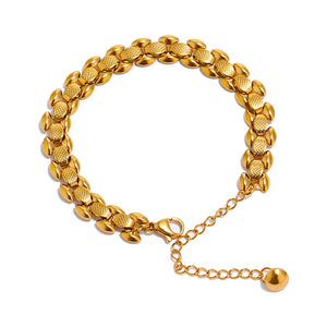Stainless Steel Chain Bracelet Waterproof Metal Jewelry for Women