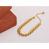 Stainless Steel Chain Bracelet Waterproof Metal Jewelry for Women