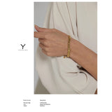 Stainless Steel Chain Bracelet Waterproof Metal Jewelry for Women