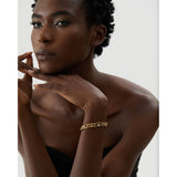 Golden Eye Chain Bracelet Bangle for Women