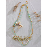 Stainless Steel Double Layer Braided Rope Necklace