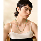 Stainless Steel Double Layer Braided Rope Necklace