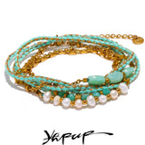 Stainless Steel Double Layer Braided Rope Necklace