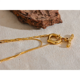 Double Layered Overlay Necklace Waterproof Chain Neck Jewelry