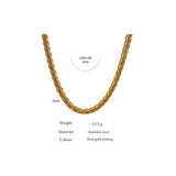 Golden Chain Necklace for Women Statement Jewelry