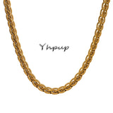 Golden Chain Necklace for Women Statement Jewelry