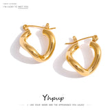 Minimalist 18K Plated Geometric Earrings