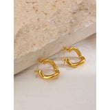 Minimalist 18K Plated Geometric Earrings