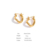 Minimalist 18K Plated Geometric Earrings