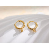 Stainless Steel Minimalist Hoop Earrings