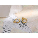 Stainless Steel Minimalist Hoop Earrings