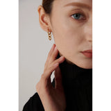 Stainless Steel Round Huggie Earrings Minimalist Charm Jewelry