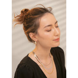 Stainless Steel Snake Chain Geometric Choker Necklace