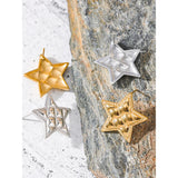 Stainless Steel Star Stud Earrings Waterproof 18K Charm Metal Basic Jewelry