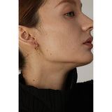 Stainless Steel Wing Huggie Hoop Earrings Golden Women Stylish Jewelry