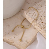 Minimalist Snake Chain Bracelet Stainless Steel Jewelry