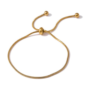 Minimalist Snake Chain Bracelet Stainless Steel Jewelry