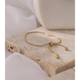 Minimalist Snake Chain Bracelet Stainless Steel Jewelry